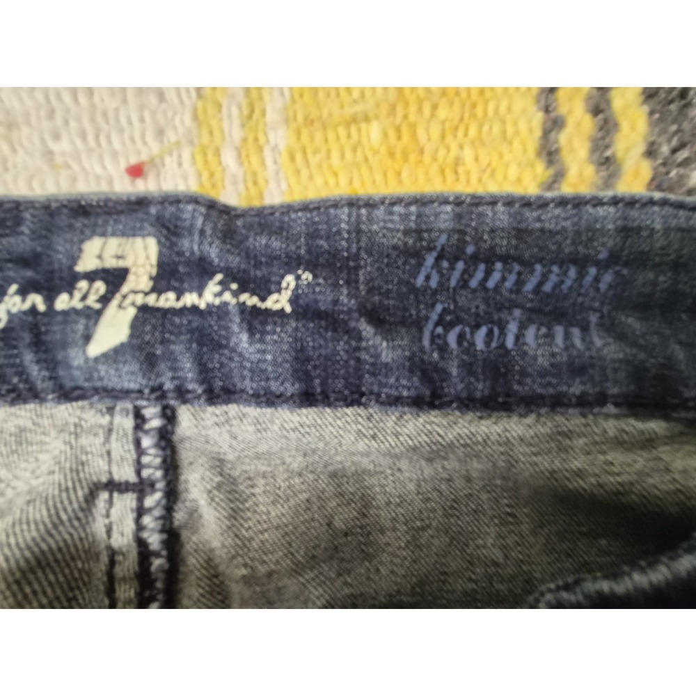 7 For All Mankind Kimmie Bootcut Jeans - Women's Size 28 - Dark Wash - Picture 2 of 11